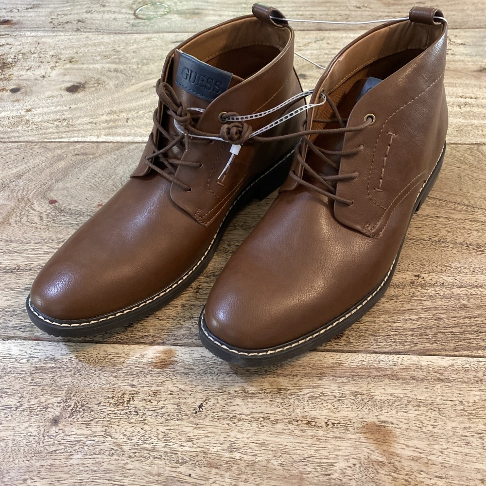 Guess Men's Brown Lace Up Boot Size 11 New